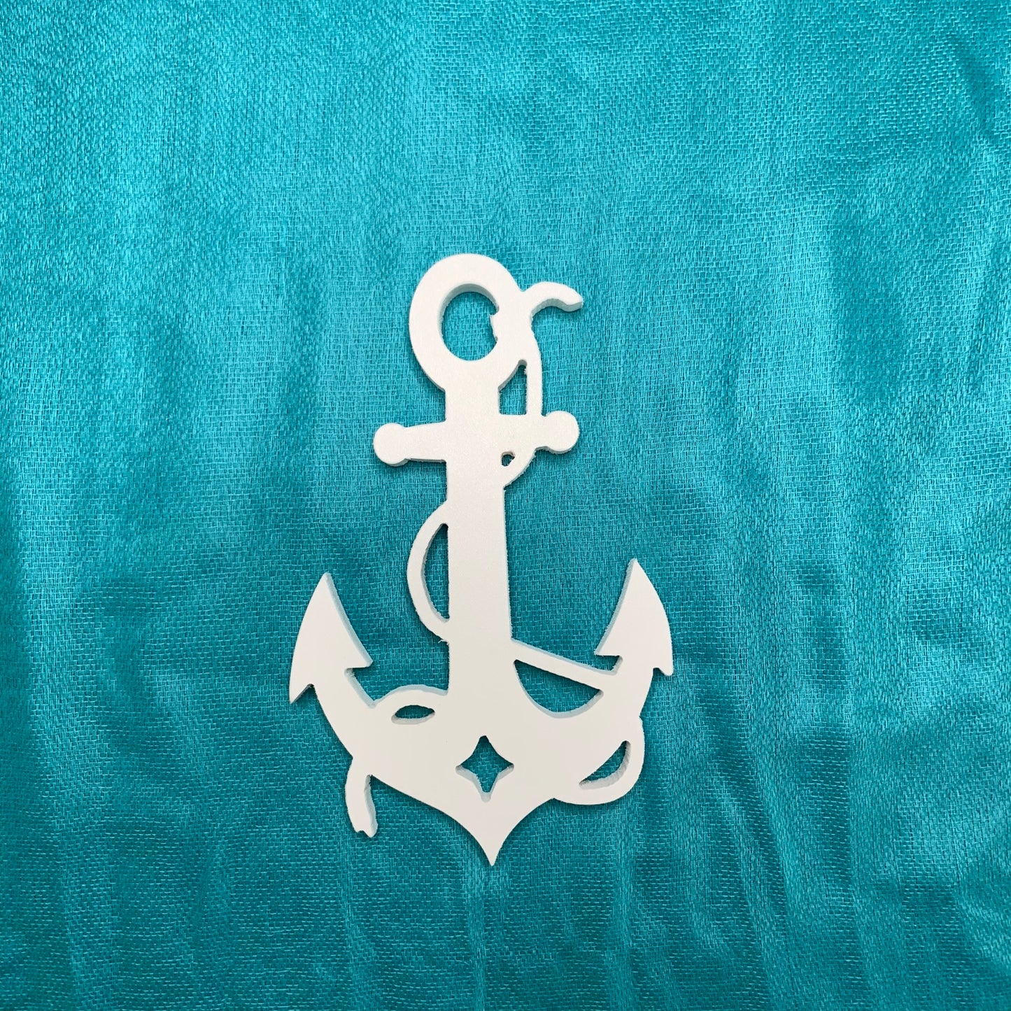 Shutter Embellishments - Anchor with Rope Wall Art Small approx 8" x 5", Custom, Outdoor Decor, Coastal, Tropical, Ships Free to Mainland USA