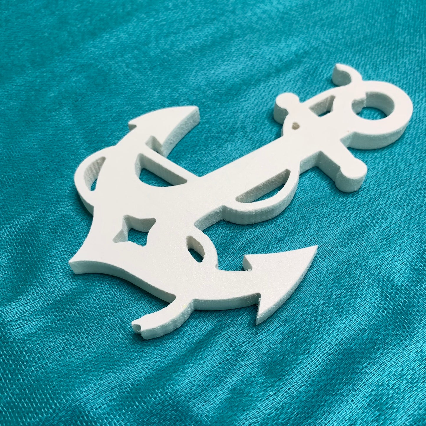Shutter Embellishments - Anchor with Rope Wall Art Small approx 8" x 5", Custom, Outdoor Decor, Coastal, Tropical, Ships Free to Mainland USA