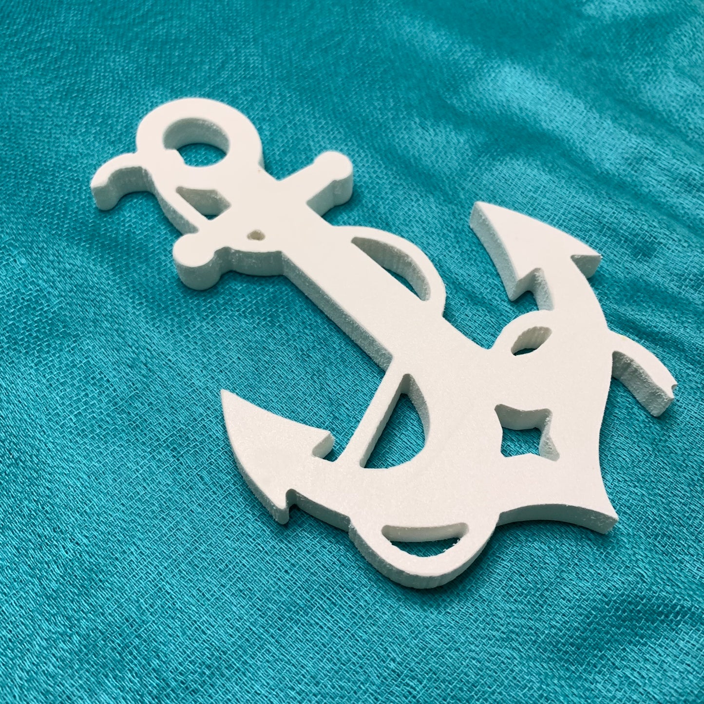 Shutter Embellishments - Anchor with Rope Wall Art Small approx 8" x 5", Custom, Outdoor Decor, Coastal, Tropical, Ships Free to Mainland USA