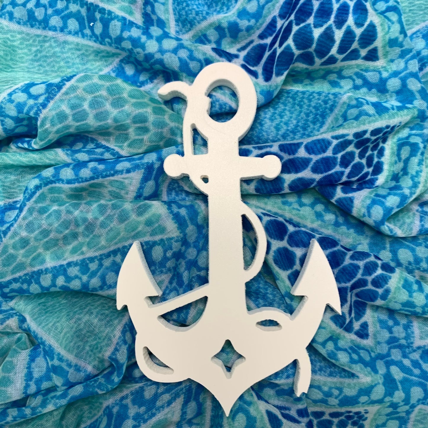 Shutter Embellishments - Anchor with Rope Wall Art Small approx 8" x 5", Custom, Outdoor Decor, Coastal, Tropical, Ships Free to Mainland USA