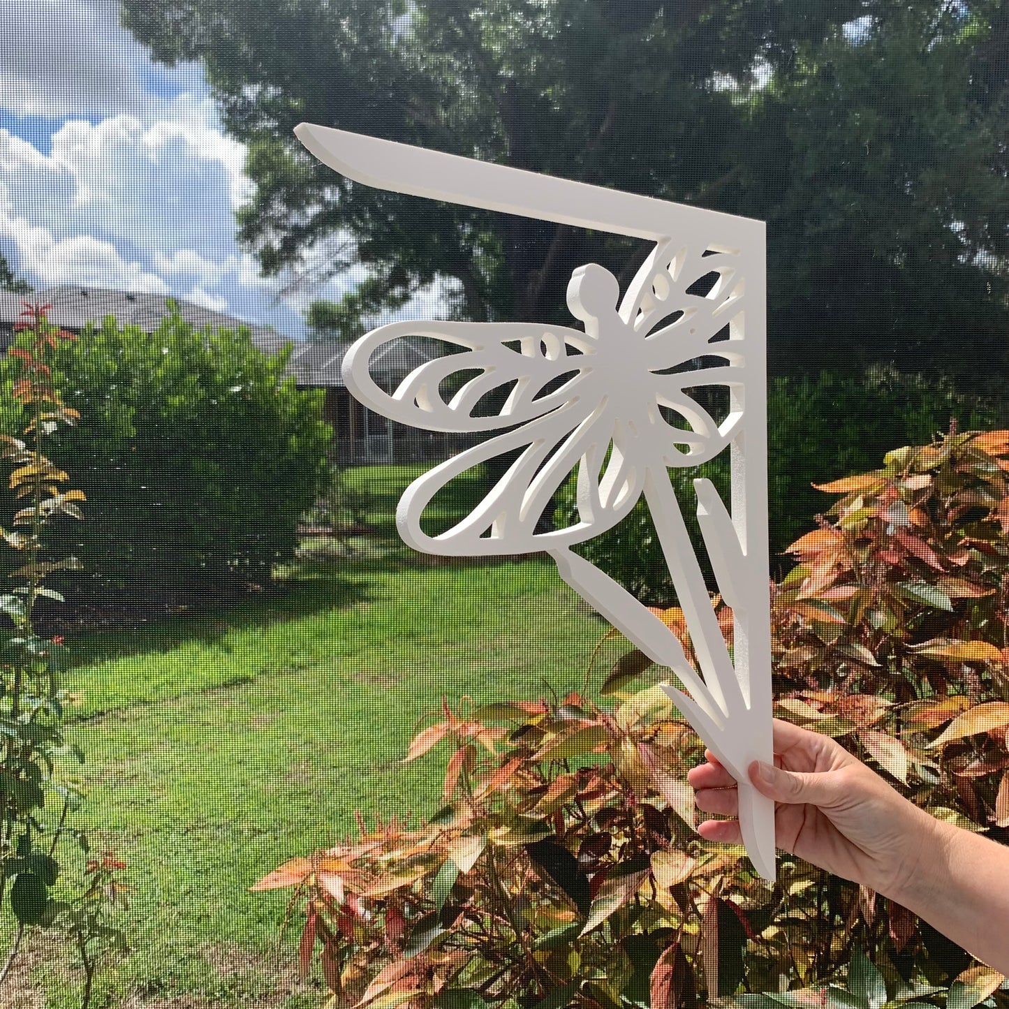 Mailbox Bracket - Dragonfly - Medium 12" x 16"