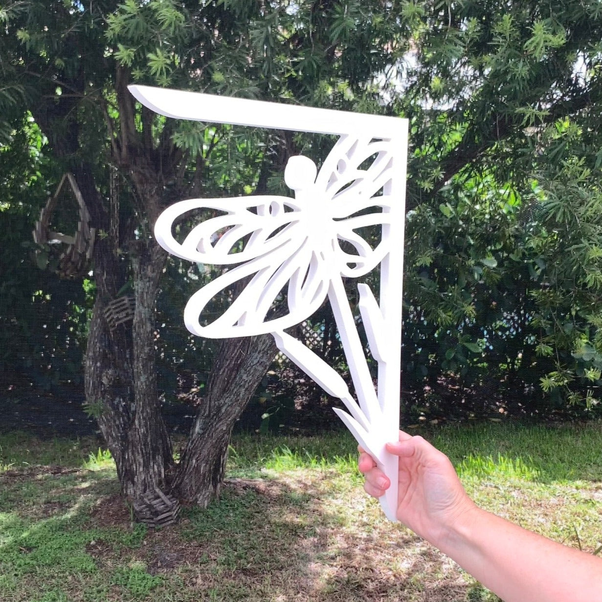 Mailbox Bracket - Dragonfly - Medium 12" x 16"