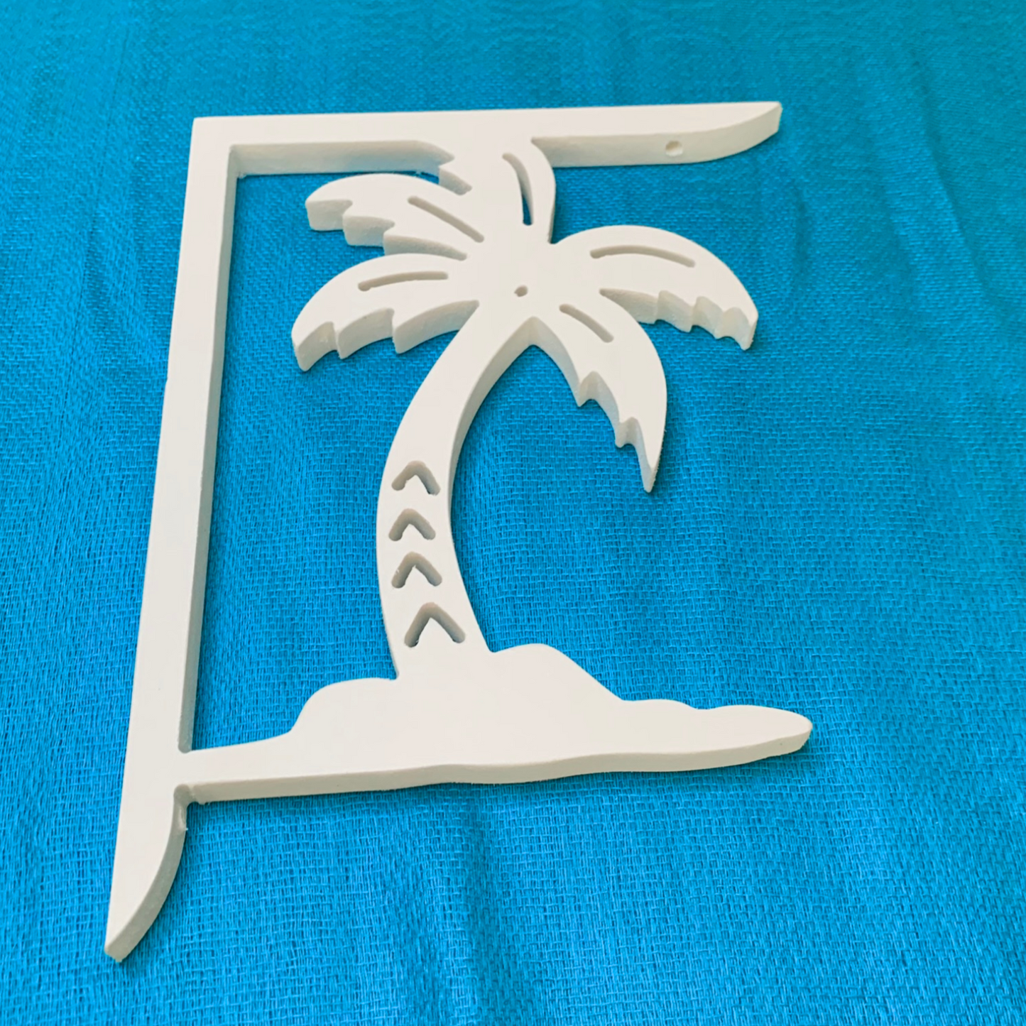 Mailbox Bracket - Palm Tree Island - Small 7" x 9"