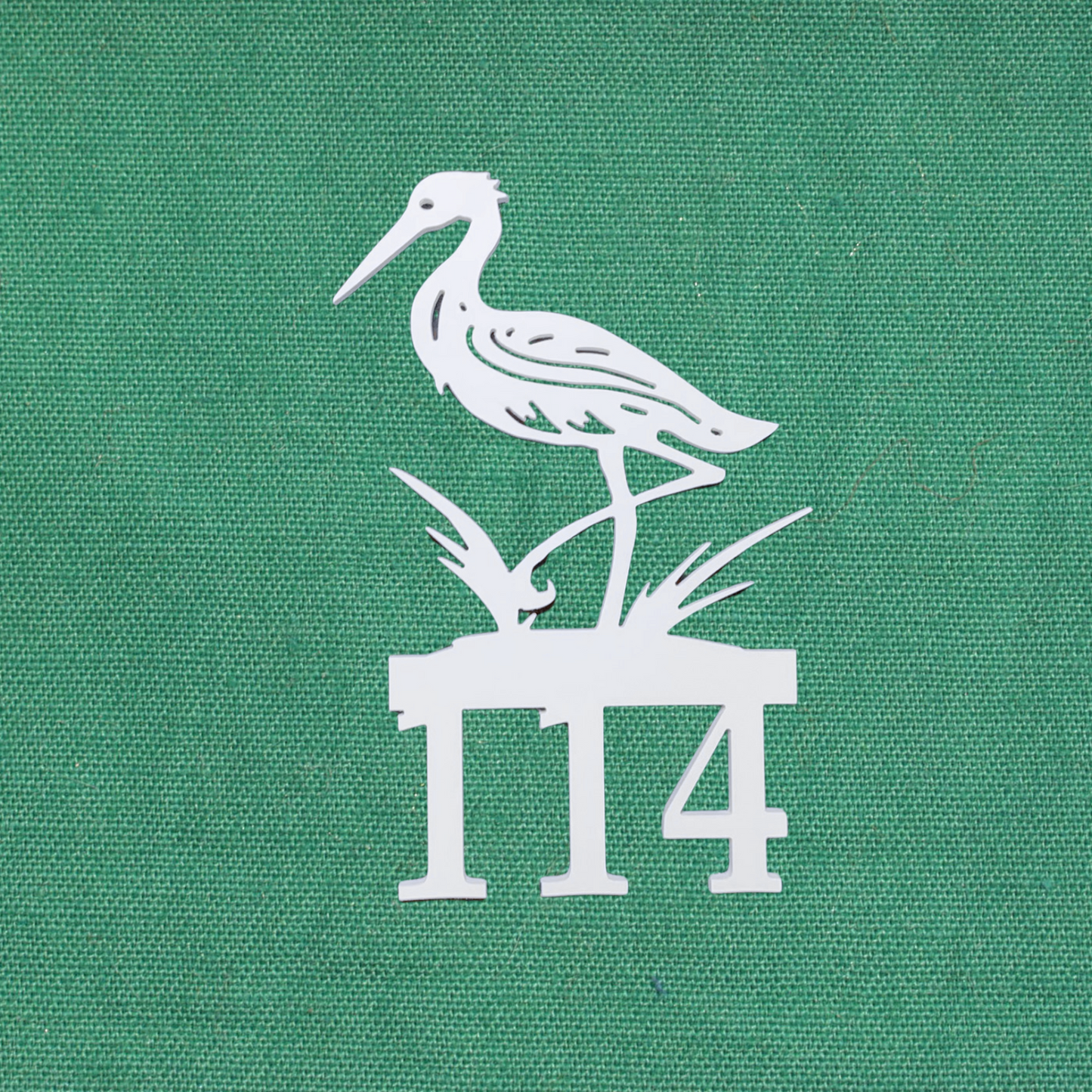 House Number Sign, Heron