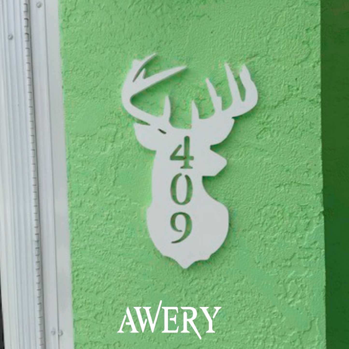 House Number Plaque - Deer