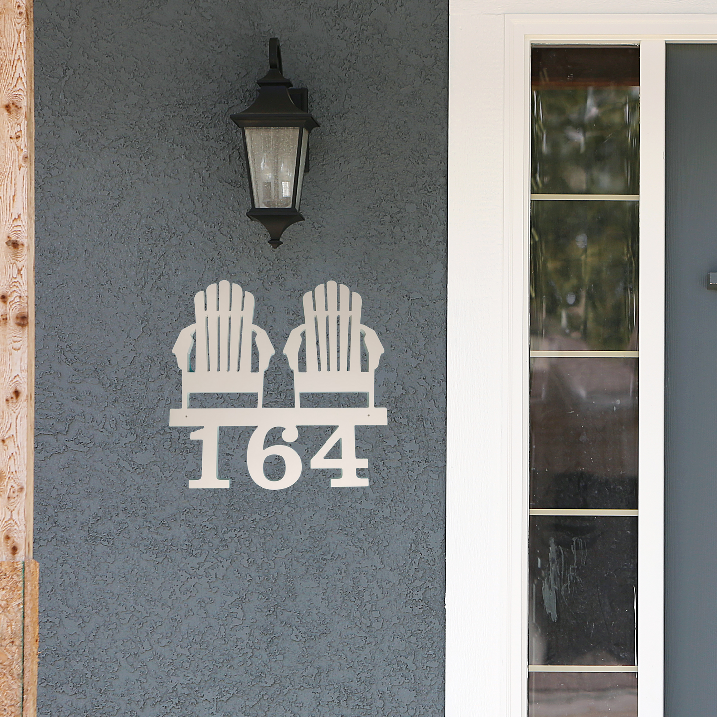 House Number Plaque - Adirondaks