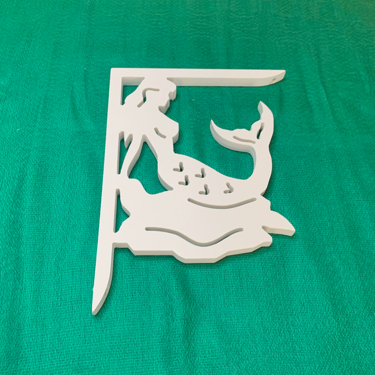 Mailbox Bracket - Mermaid on the Rocks - Small 7" x 9"
