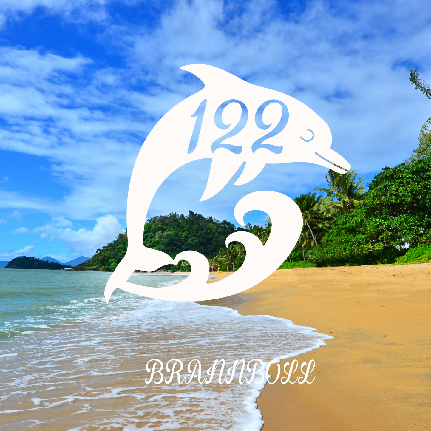 House Number Plaque - Dolphin