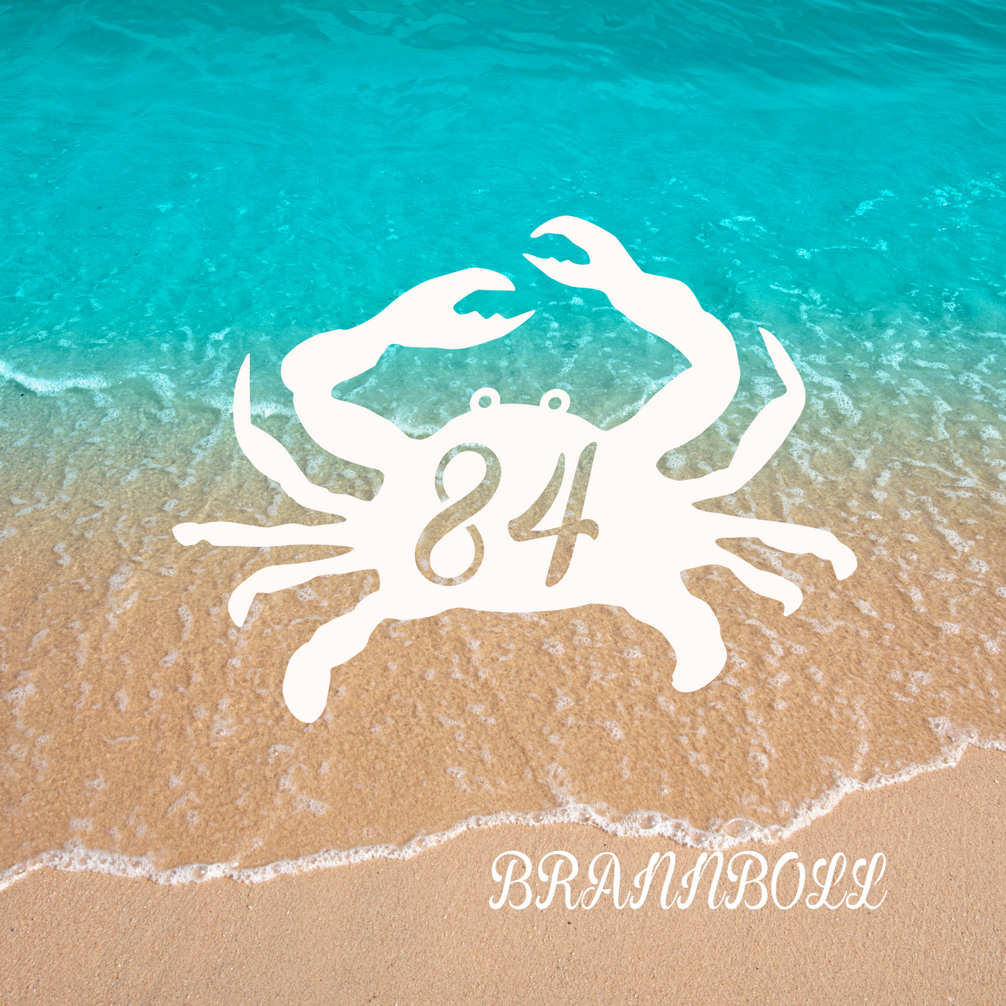 House Number Plaque - Crab