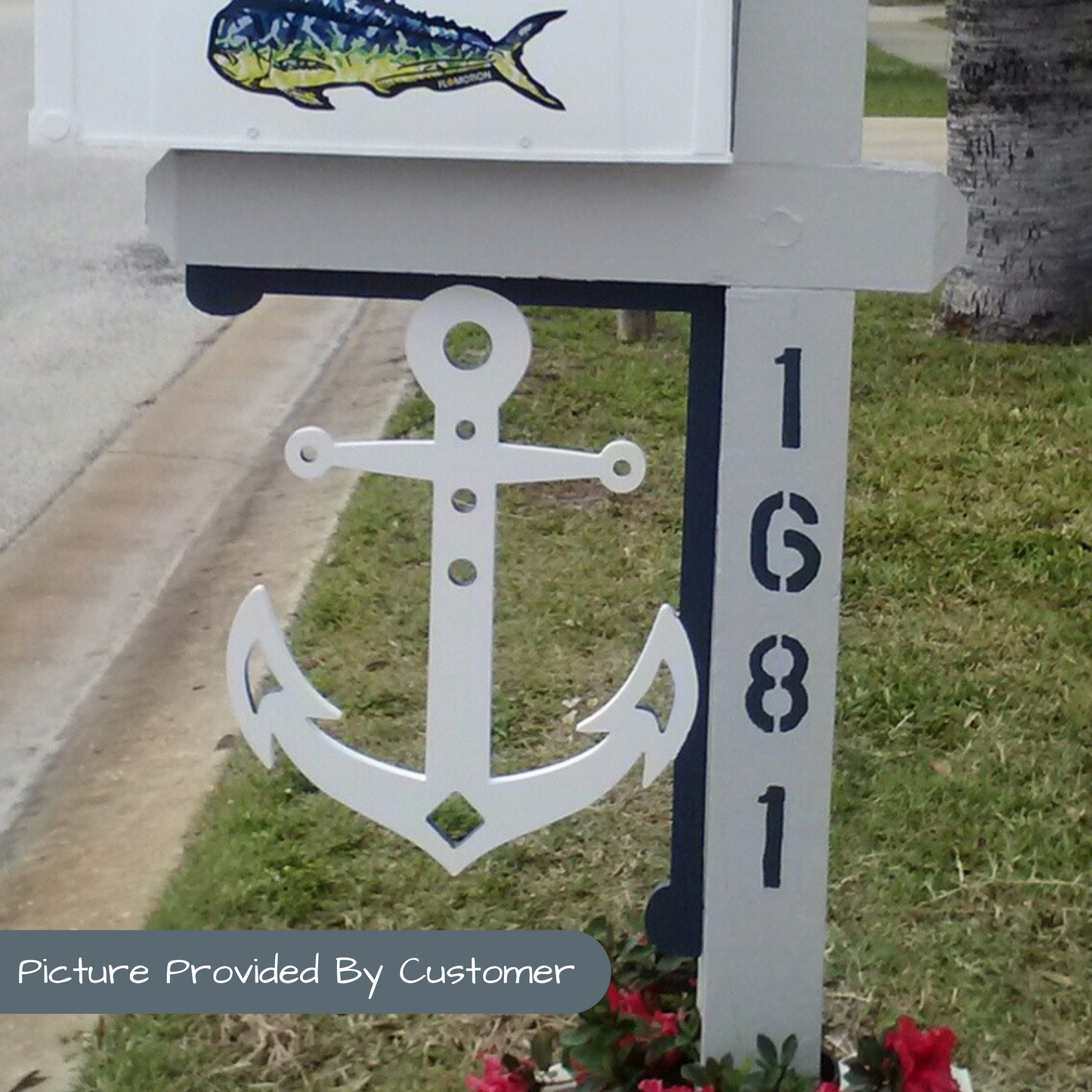 Mailbox Bracket - Anchor - Large 16" x 21"