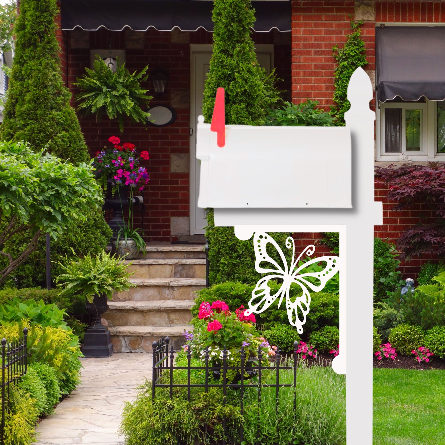Mailbox Bracket - Butterfly - Large 16" x 21"