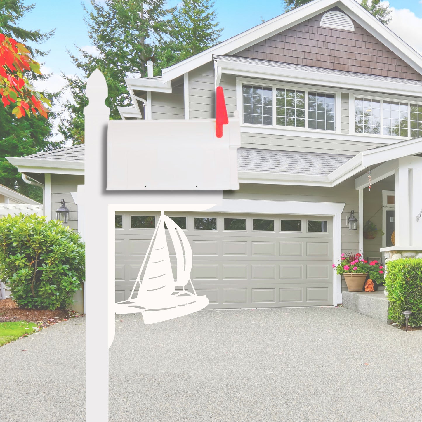 Mailbox Bracket - Catamaran - Large 16" x 21"