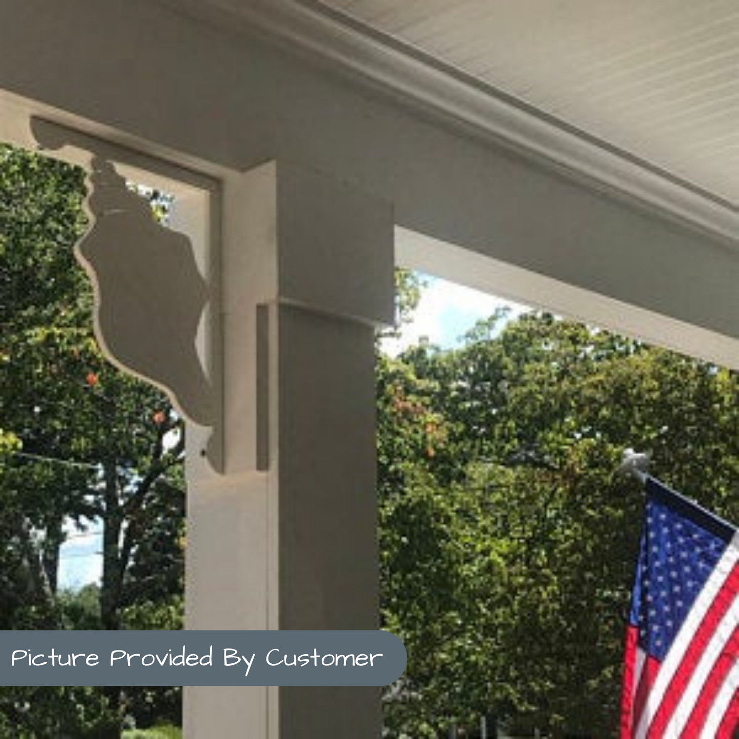 Mailbox Bracket - Conch - Large 16" x 21"