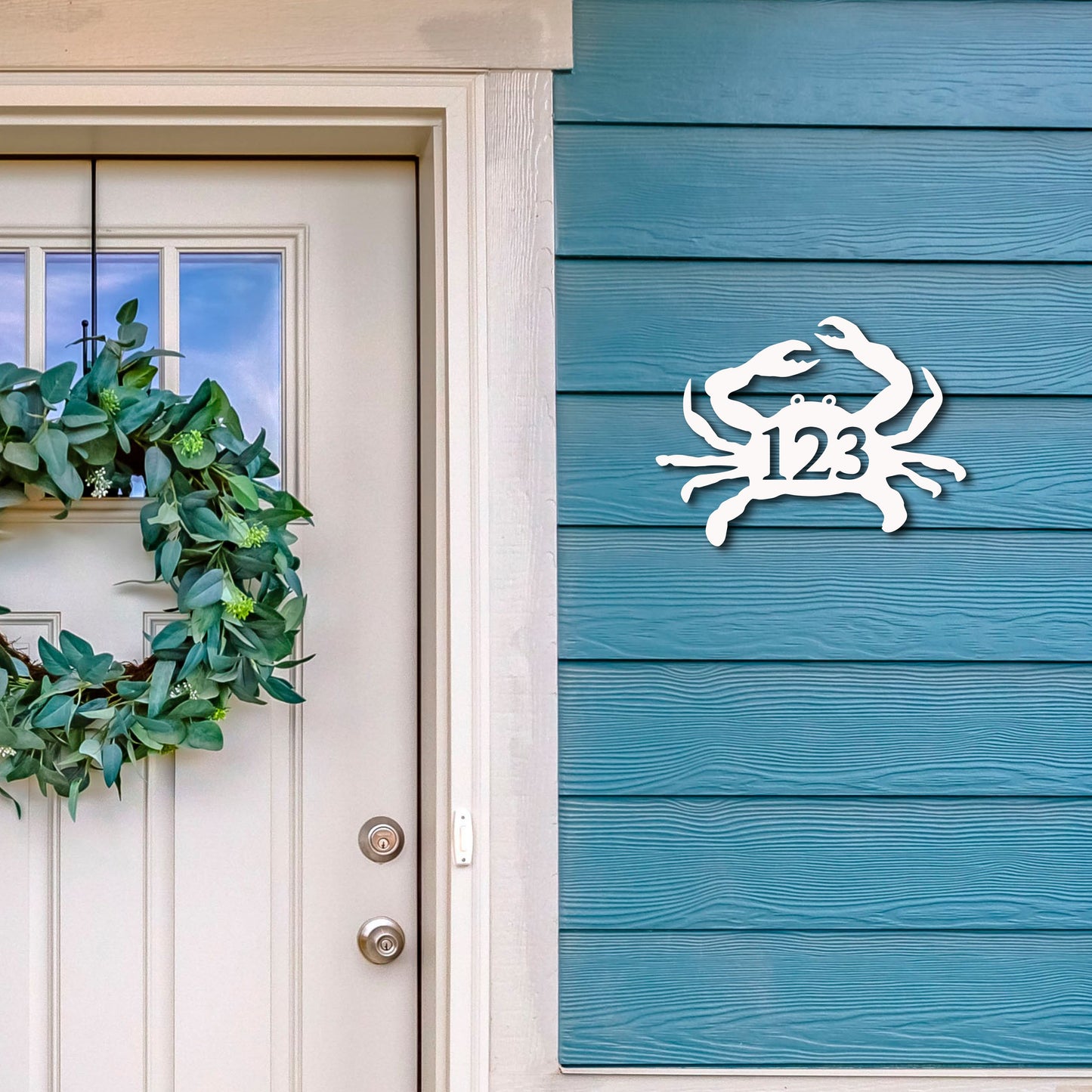House Number Plaque - Crab