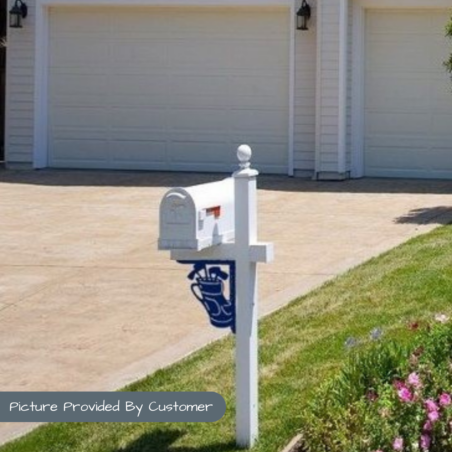 Mailbox Bracket - Golf Bag - Large 16" x21"