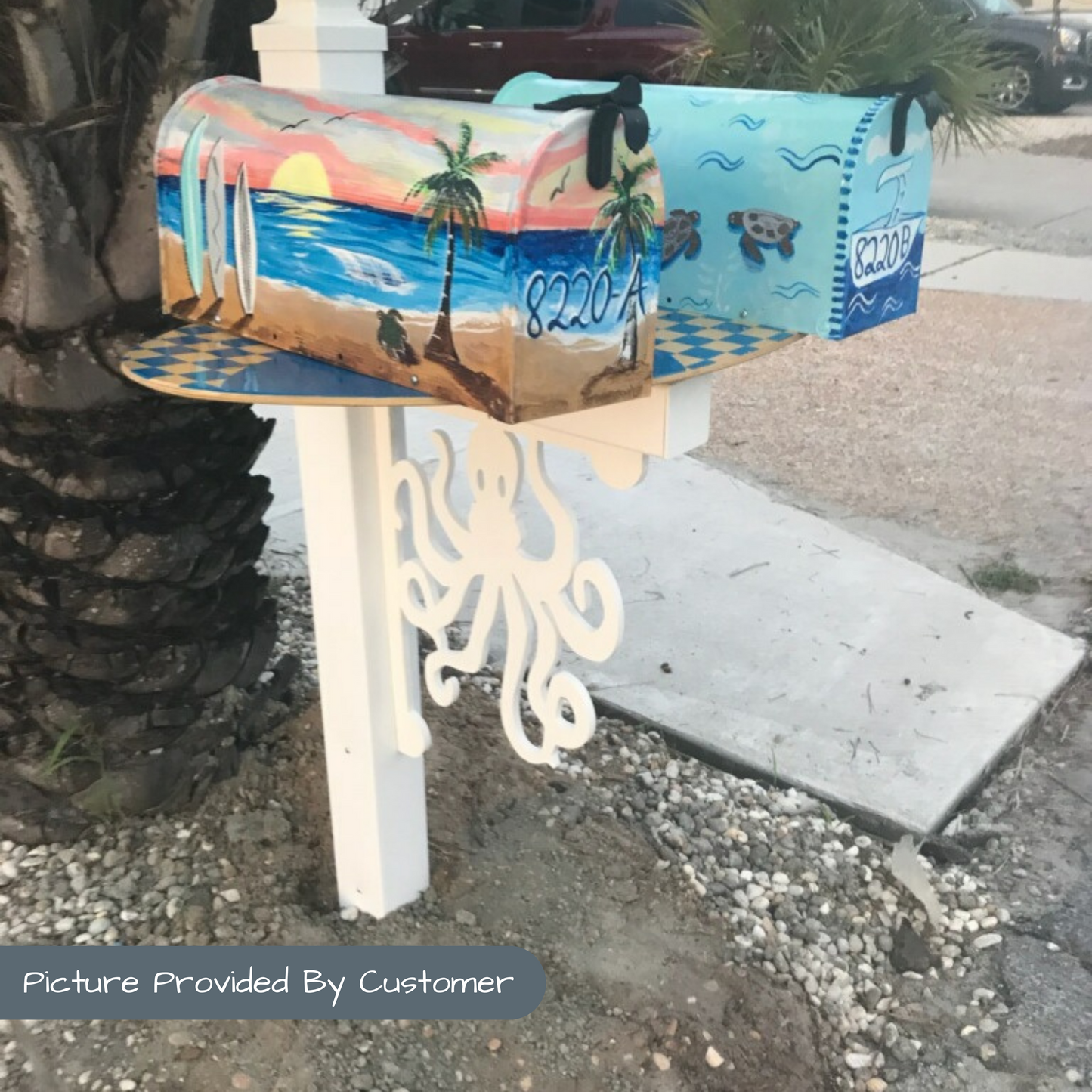 Mailbox Bracket - Octopus - Large 16" x21"