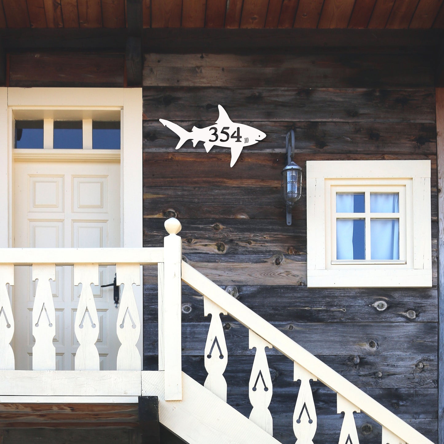 House Number Plaque - Shark