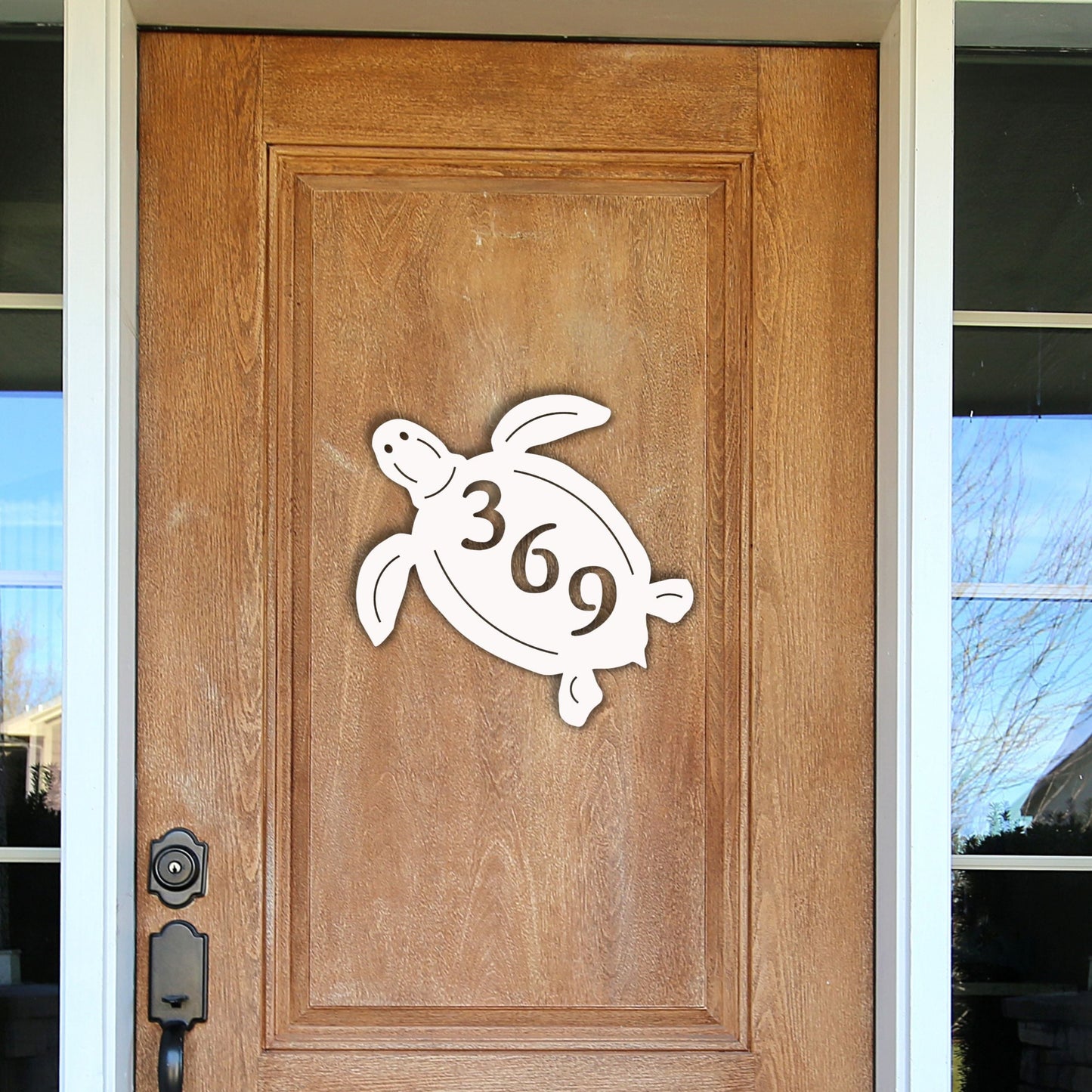 House Number Plaque - Turtle