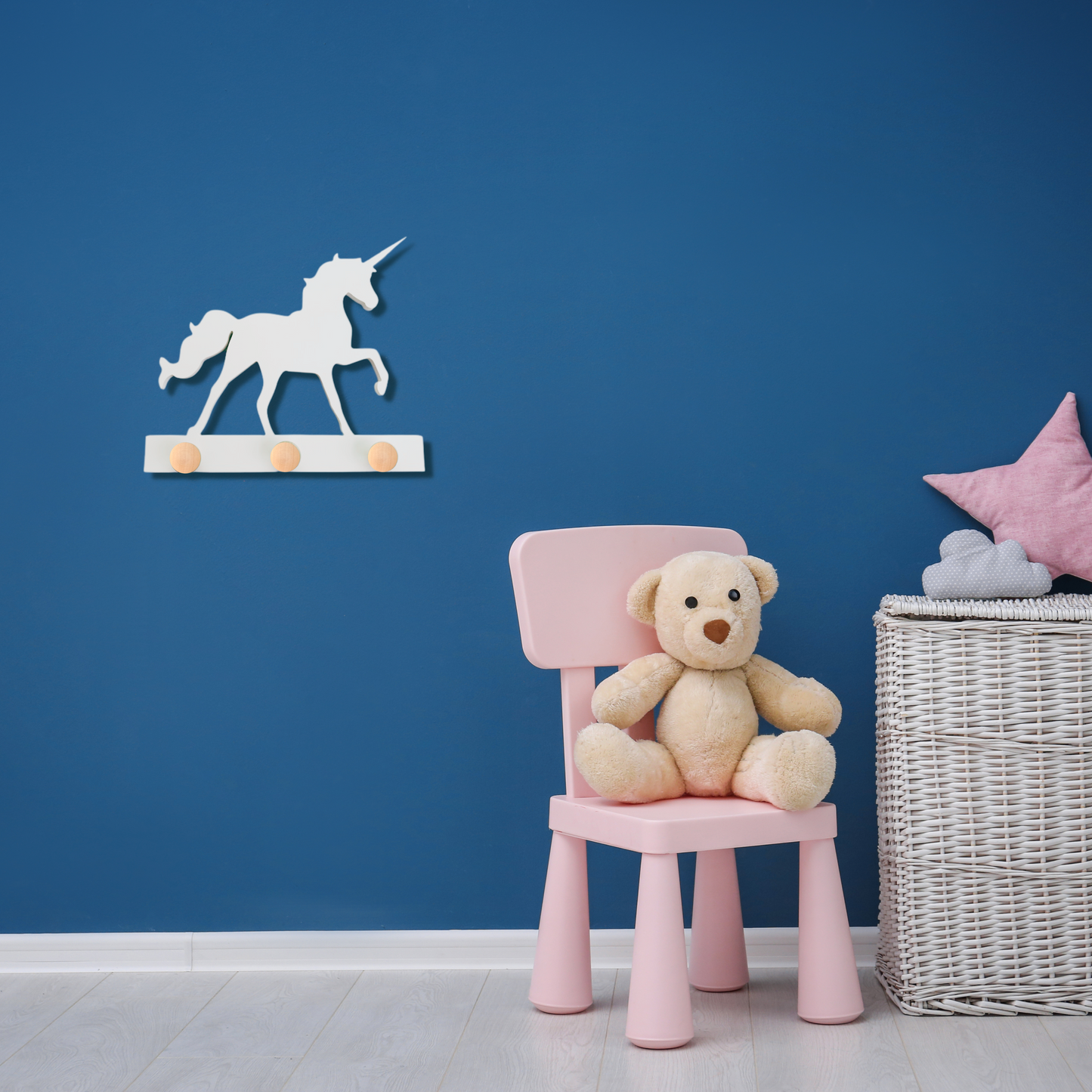 Coat Rack - Unicorn Design, Robe Hook, Apron Hook, Hat Rack, Wall Hook, Entryway Organizer, Free Shipping to Mainland USA, Handmade