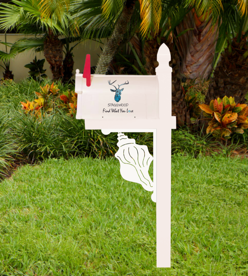 Mailbox Bracket - Conch - Medium 12" x 16"