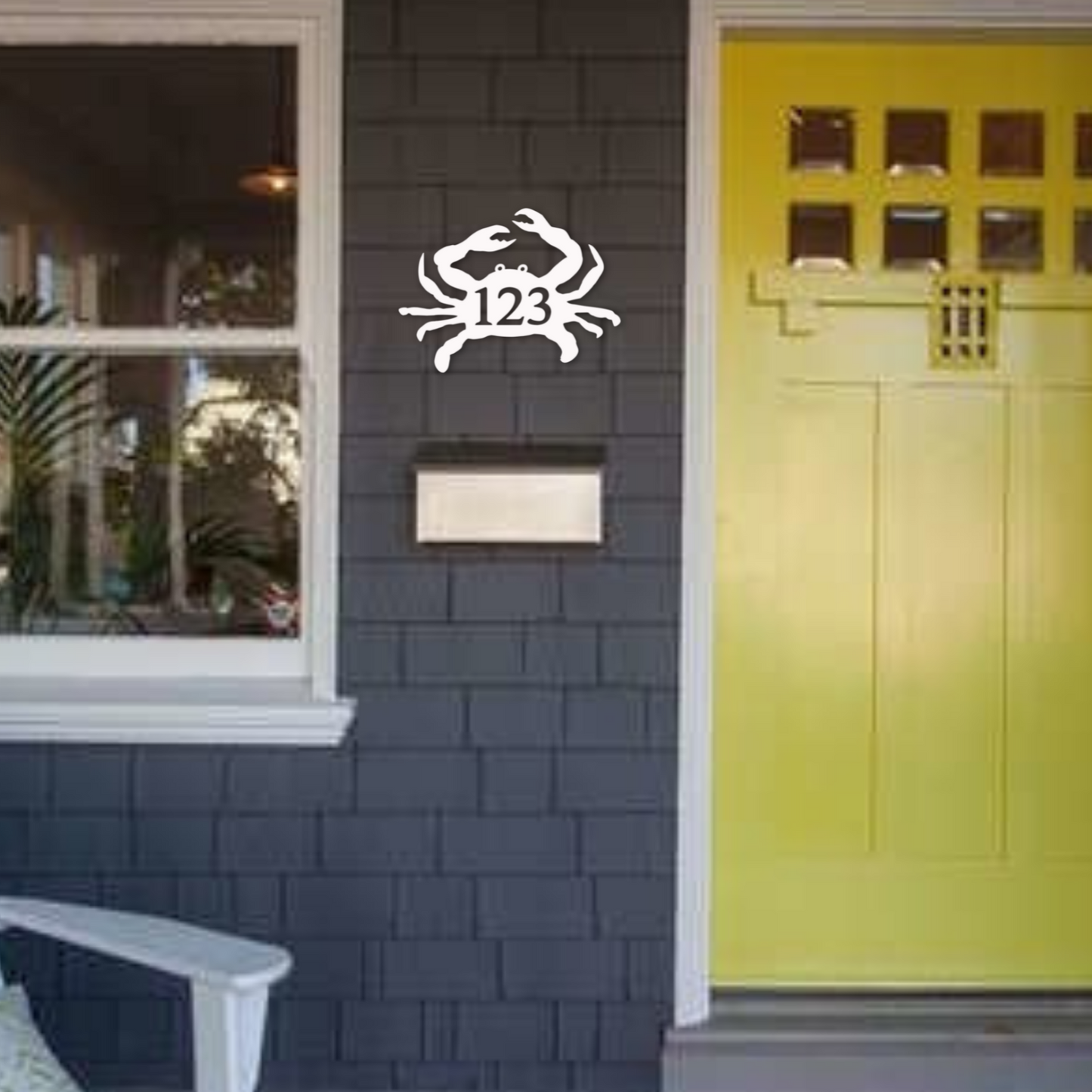 House Number Plaque - Crab