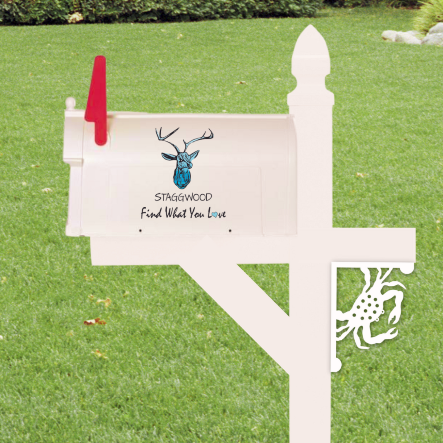 Mailbox Bracket - Crab- Small 7" x 9"