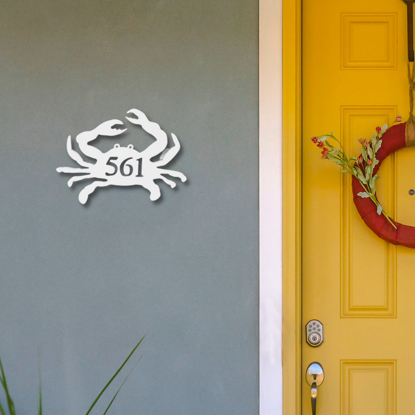 House Number Plaque - Crab