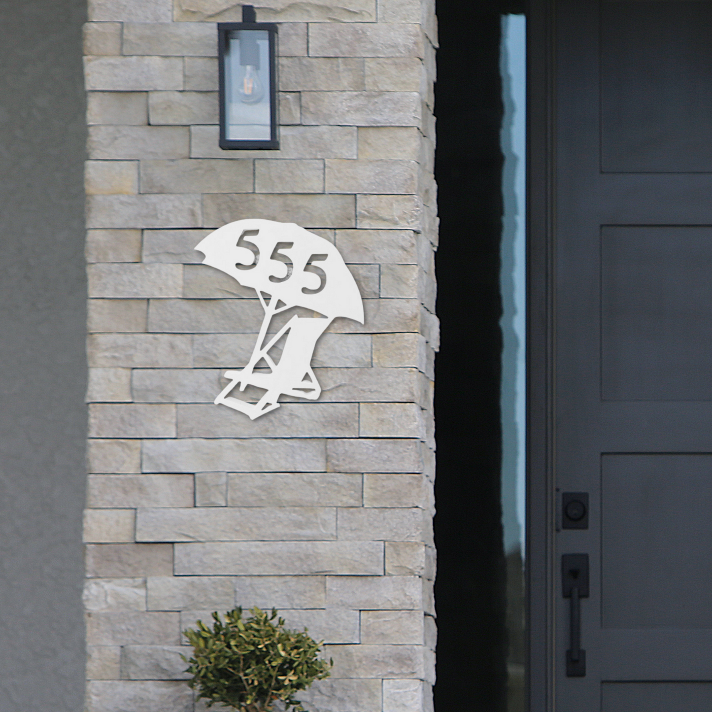 House Number Plaque - Deck Chair