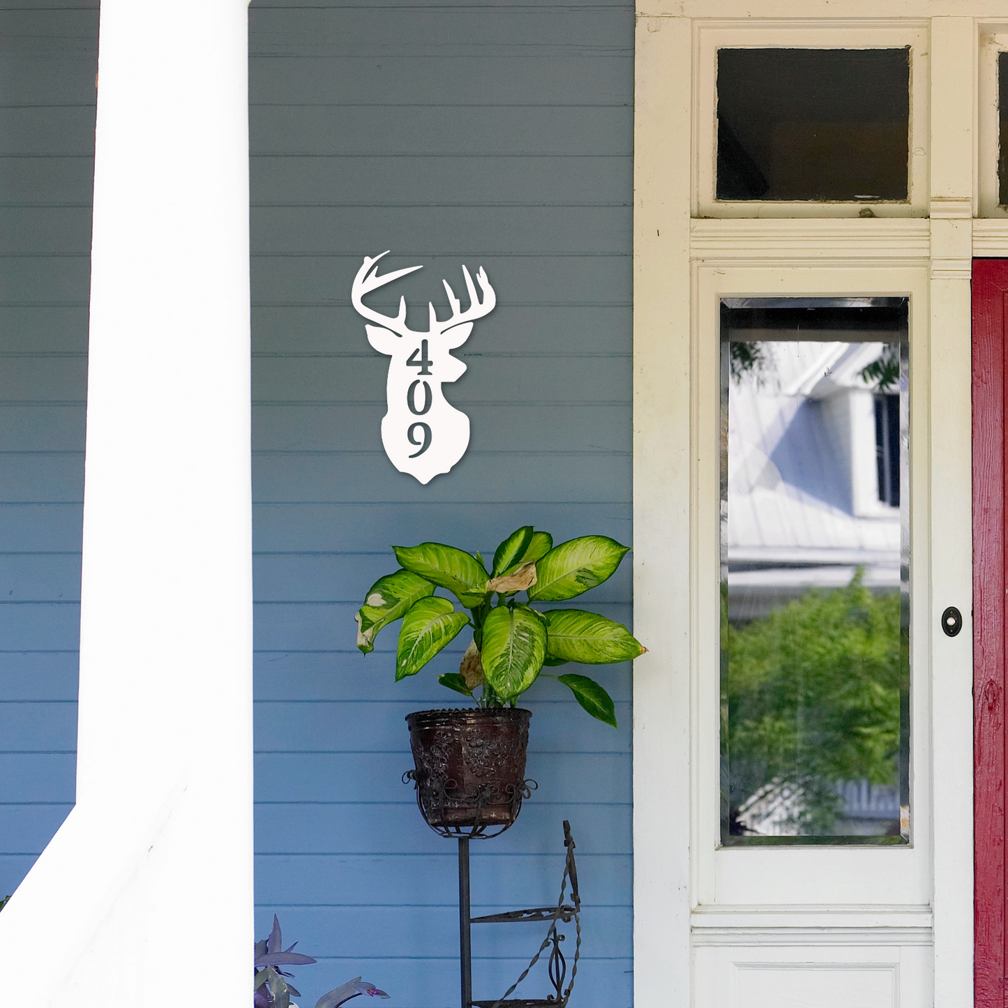 House Number Plaque - Deer