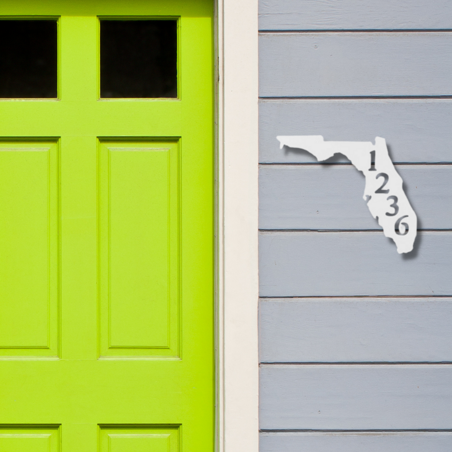 House Number Plaque - Florida