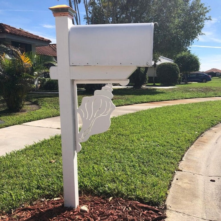 Mailbox Bracket - Conch - Large 16" x 21"