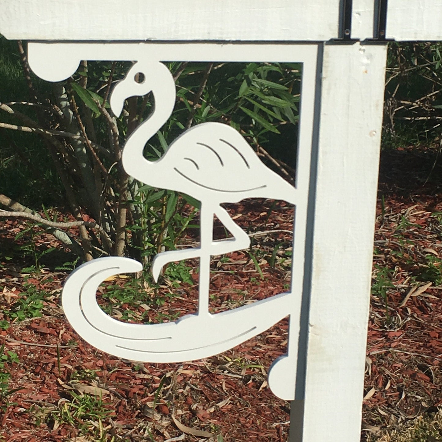 Mailbox Bracket - Flamingo - Large 16" x 21"