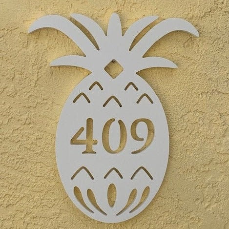 House Number Plaque - Pineapple Original