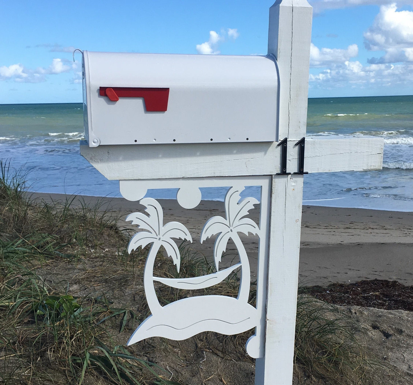 Mailbox Bracket - Palm Tree Hammock - Large 16" x21"