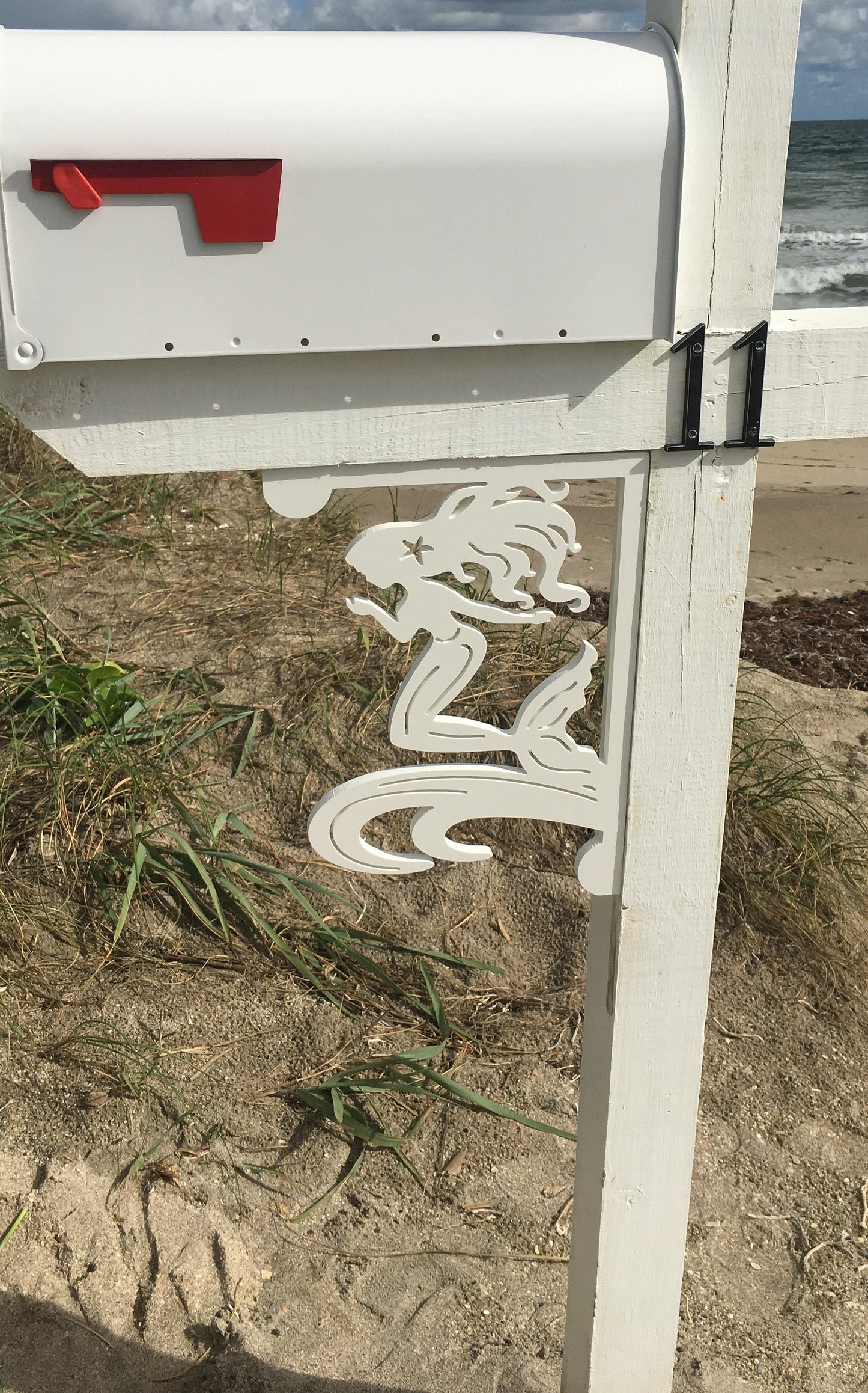 Mailbox Bracket - Mermaid - Large 16" x21"