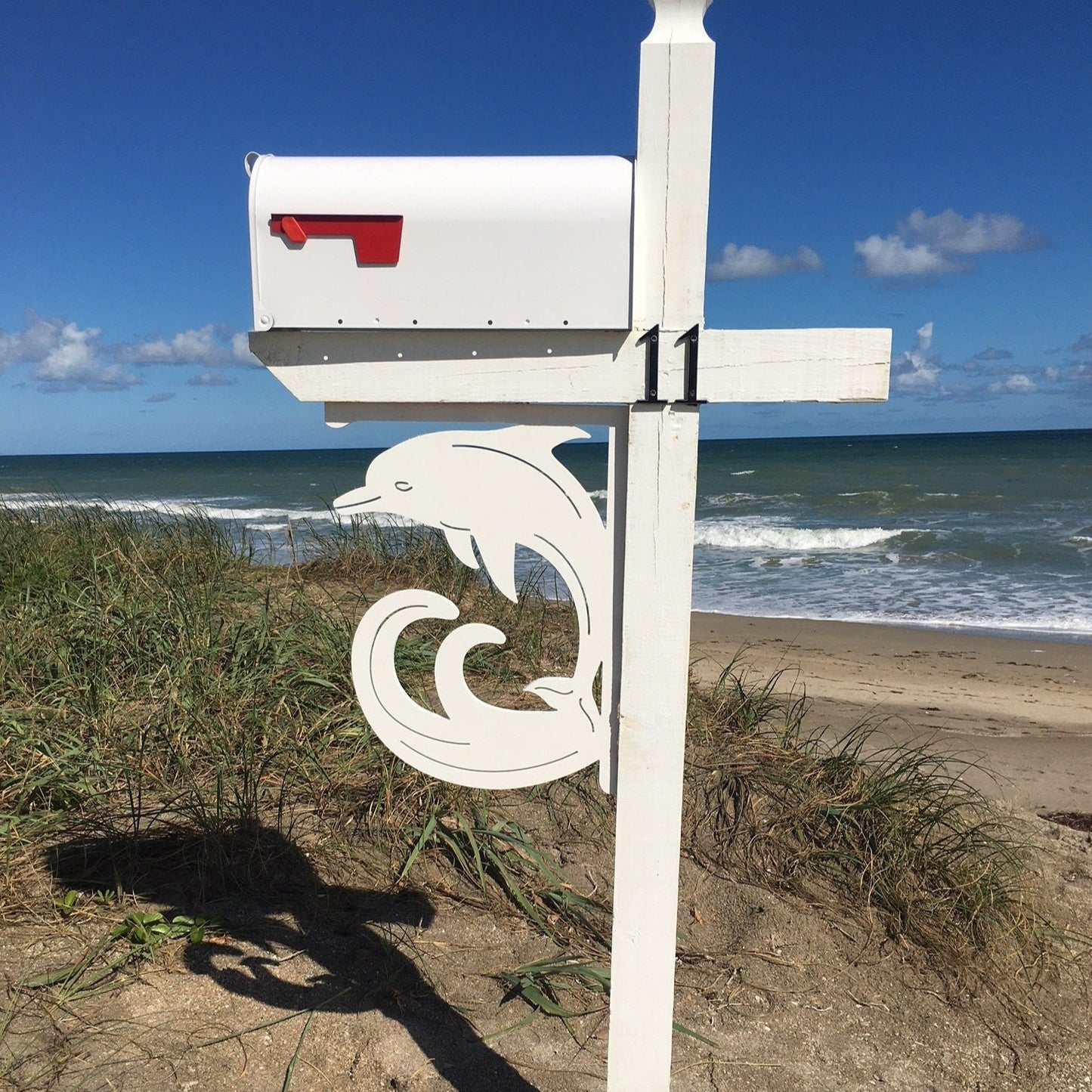 Mailbox Bracket - Dolphin - Large 16' x 21"