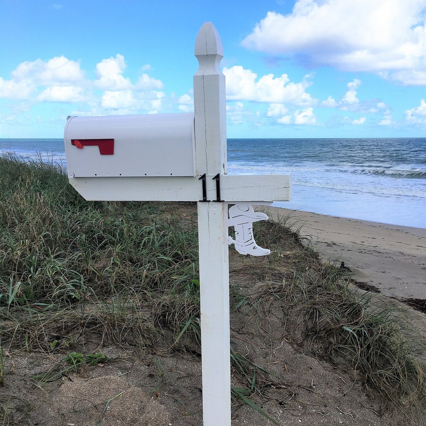 Mailbox Bracket - Cowboy Boot - Small 7" x 9"