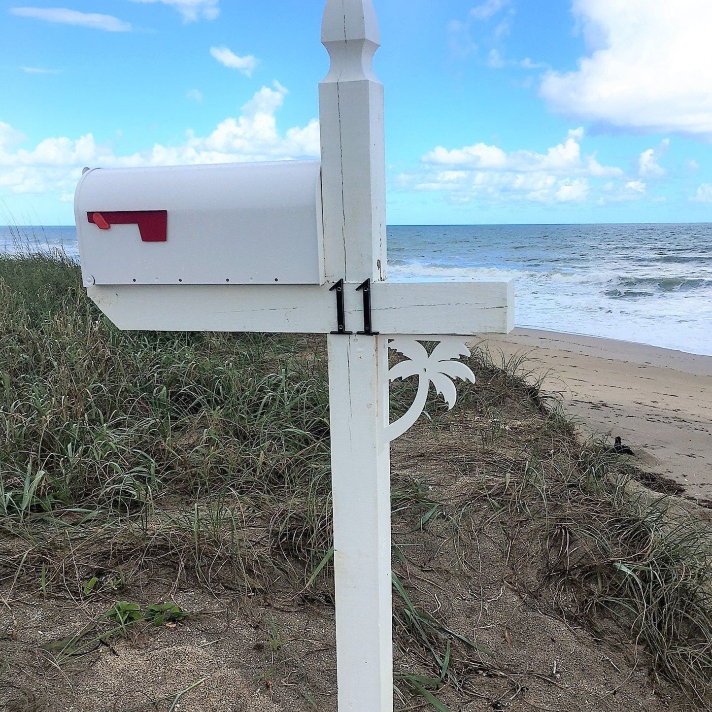 Mailbox Bracket - Palm Tree - Small 7" x 9"
