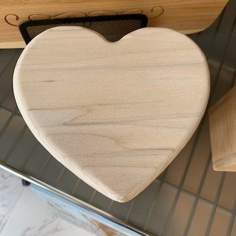 Solid Wood Box - Heart Shaped, Jewelry Box, Handcrafted, Custom Box, Personalized Box, Handmade, Box, Home Decor, Engraved, Stash Box