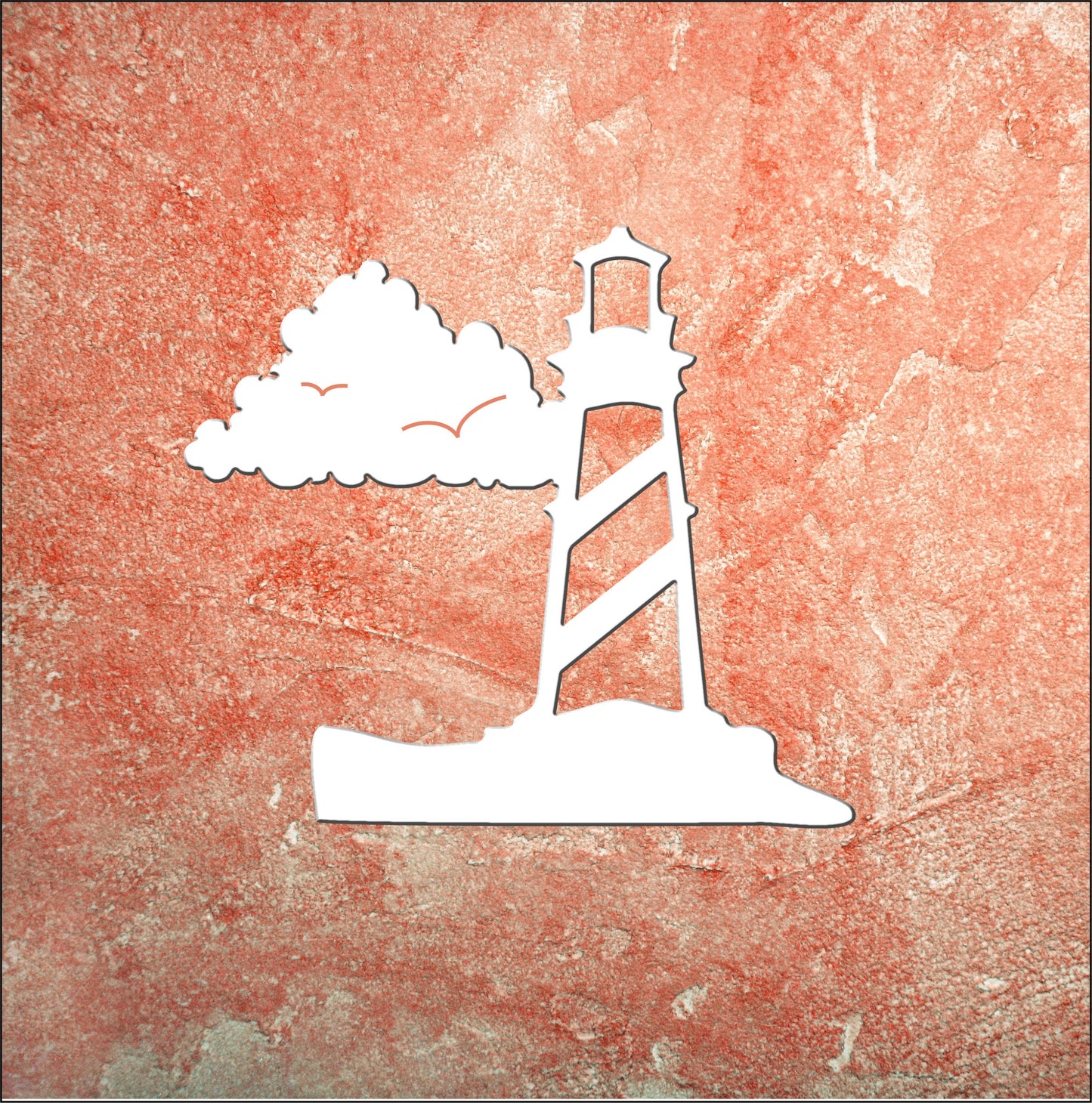 Wall Art, Lighthouse, Tropical, Outdoor Decor, Housewarming Gift, Nautical, Coastal, Custom, PVC Wall Art, Long Lasting