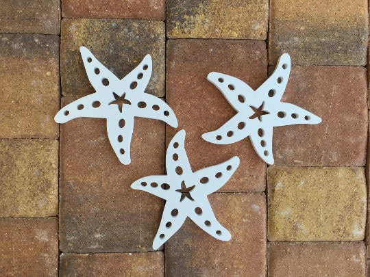 Wall Art, Starfish, Tropical, Outdoor Decor, Housewarming Gift, Nautical, Coastal, Custom, PVC Wall Art, Long Lasting