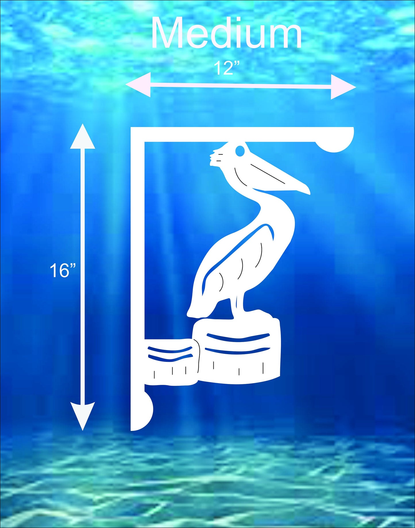 Mailbox Bracket - Pelican - Medium 12" x 16"