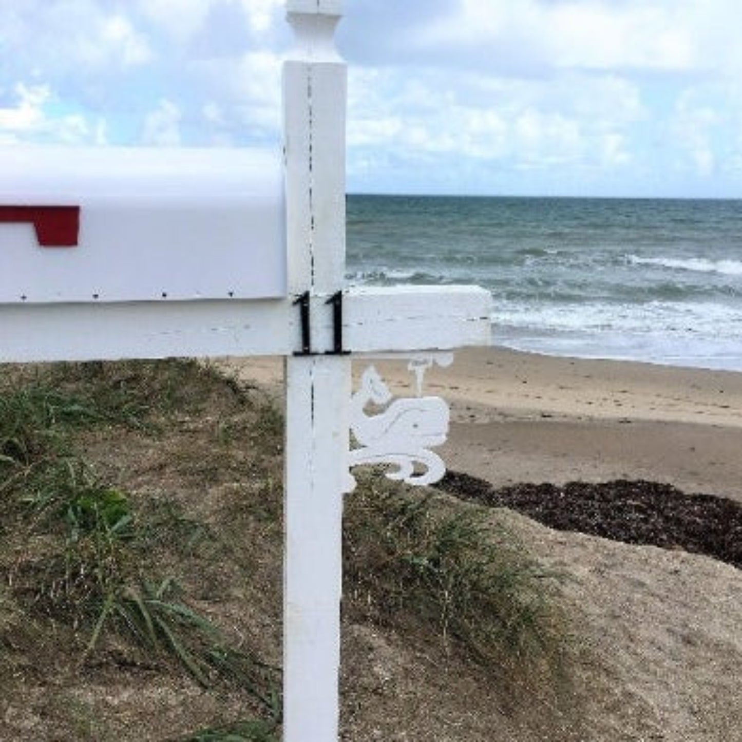 Mailbox Bracket - Whale - Small 7" x 9"