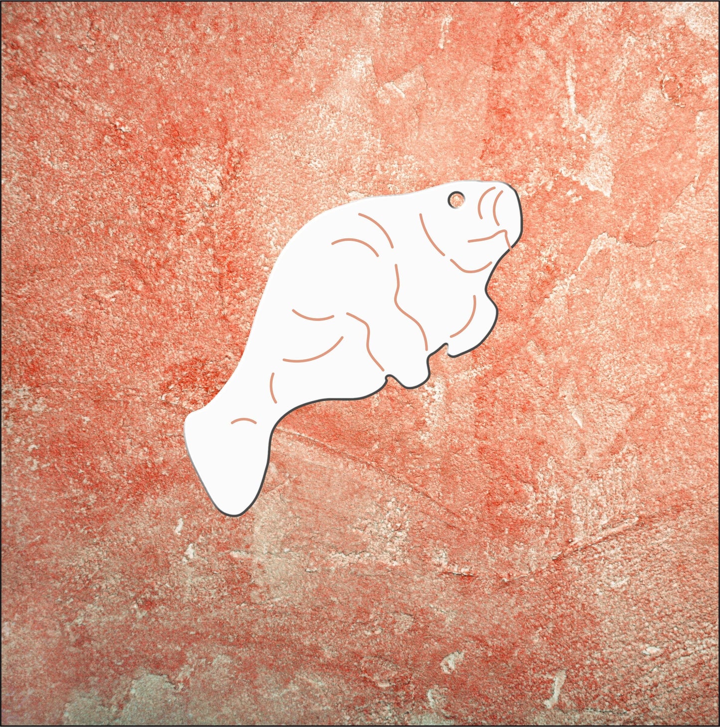 Wall Art, Manatee, Tropical, Outdoor Decor, Housewarming Gift, Nautical, Coastal, Custom, PVC Wall Art, Long Lasting