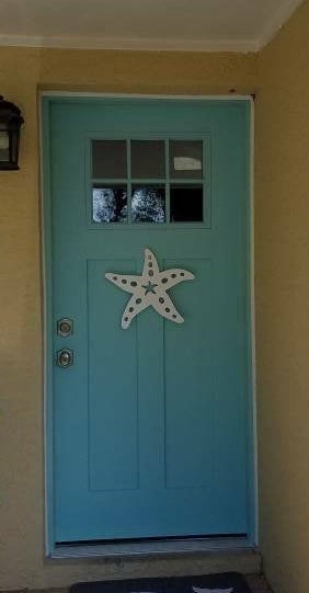 Wall Art, Starfish, Tropical, Outdoor Decor, Housewarming Gift, Nautical, Coastal, Custom, PVC Wall Art, Long Lasting