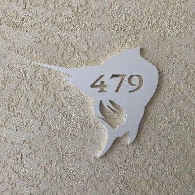 House Number Plaque - Sailfish