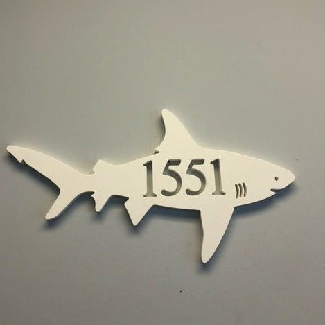House Number Plaque - Shark