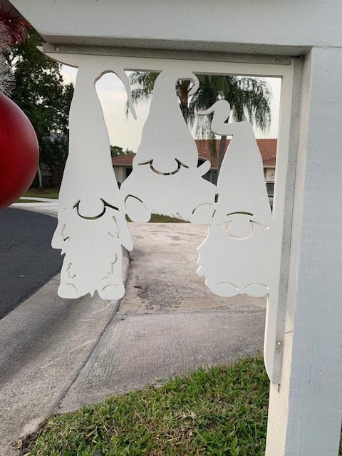 Mailbox Bracket - Gnomes - Large 16" x21"