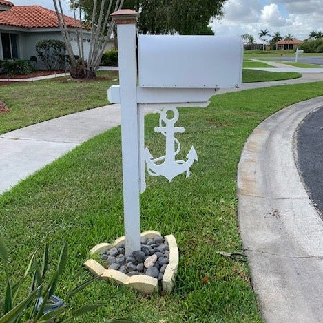 Mailbox Bracket - Anchor with Rope - Large 16" x 21"