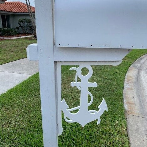 Mailbox Bracket - Anchor with Rope - Large 16" x 21"